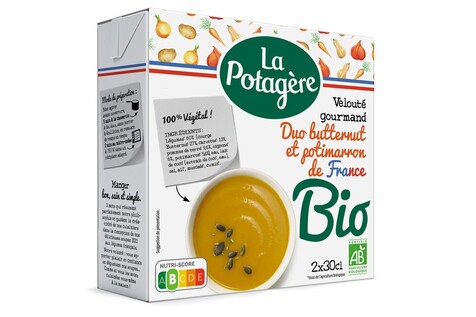 Velouté de butternut et potimarron BIO