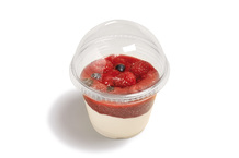 Couvercle pot à dessert avec insert transparent 270 ml Couvercle pot à dessert avec insert transparent 270 ml