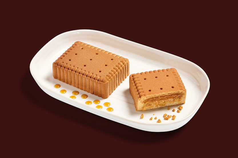 Biscuit trompe l'oeil speculoos karamel