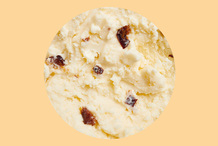 Crème glacée pruneaux à l'armagnac avec morceaux