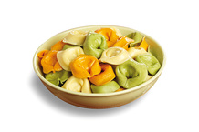 Tortelloni trois couleurs fromage