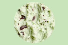 Crème glacée menthe-chocolat