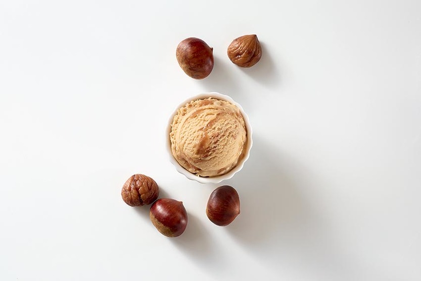 Crème glacée marron