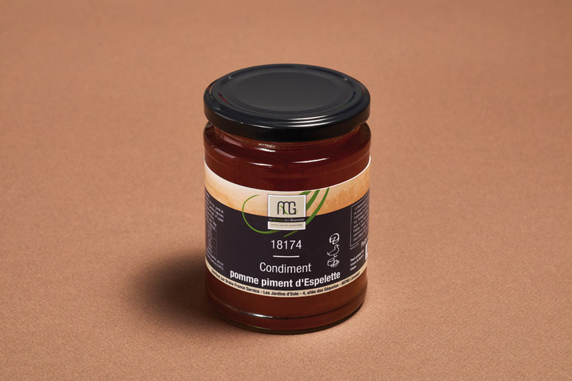 Condiment pomme-piment d'Espelette