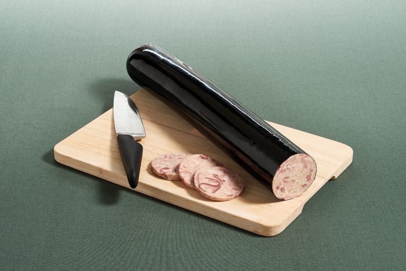 Andouille met gerookte smaak, rechte worst