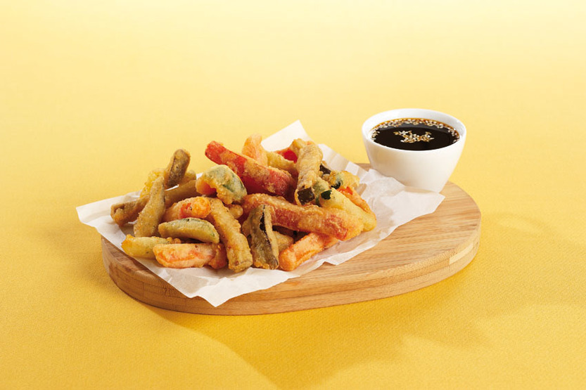 Groenten in tempura