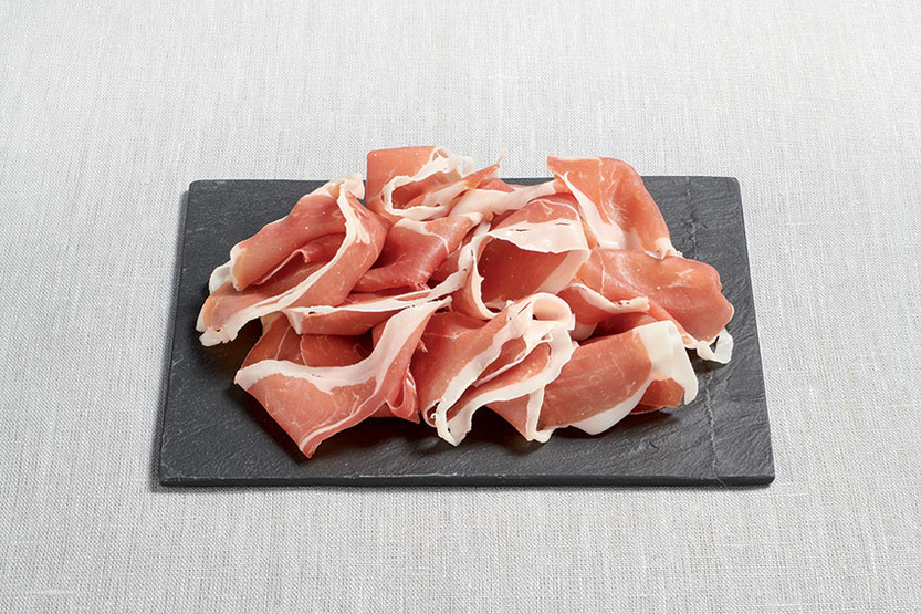 Chiffonnade de jambon sec espagnol