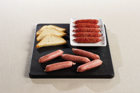 Saucisse petit-déjeuner fumée cuite