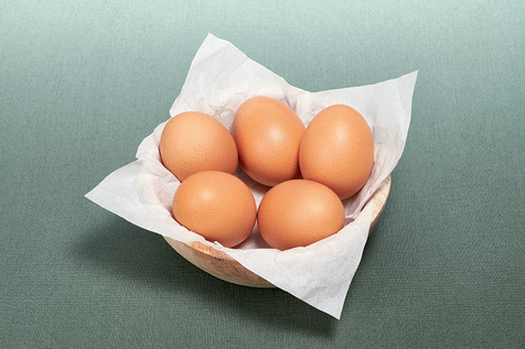 Eieren, medium, op eiertray BIO
