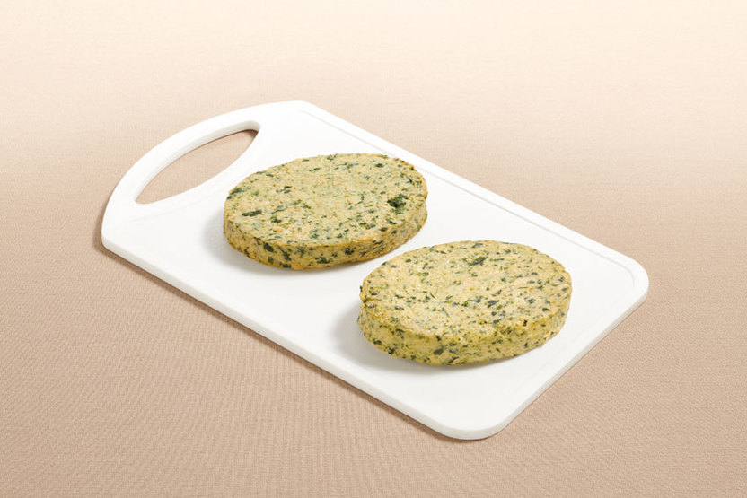 Galette de soja épinard-emmental