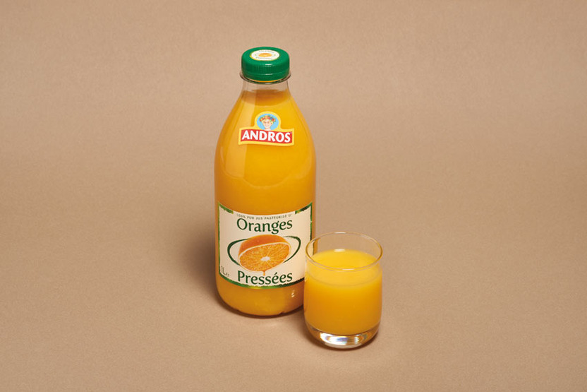 Jus d'orange avec pulpe