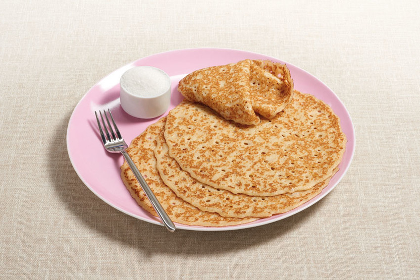 Pannenkoek gesuikerd