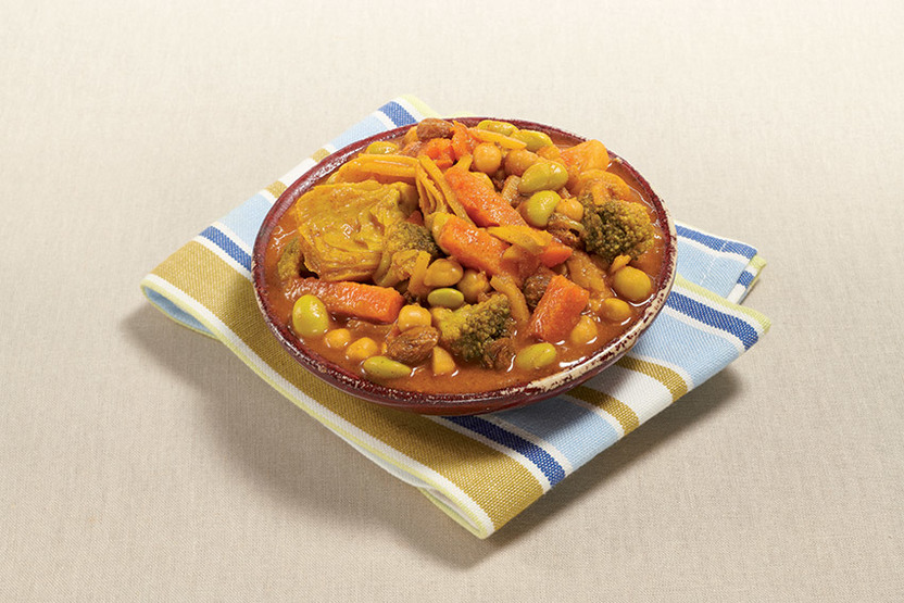 Tajine de légumes au miel et aux épices douces