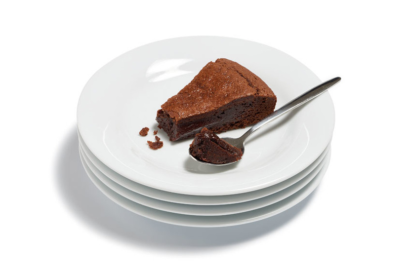 Fondant au chocolat prédécoupé