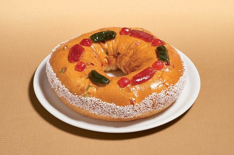Brioche des rois aux fruits confits