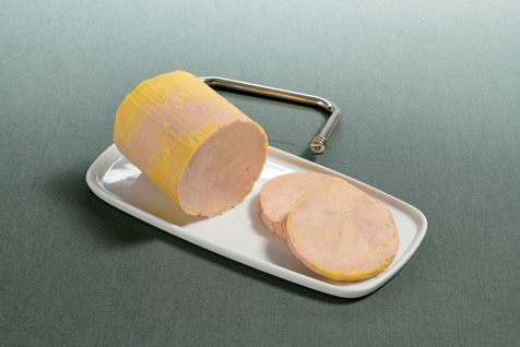 Blok foie gras van eend 30 % stukken, halfgekookt