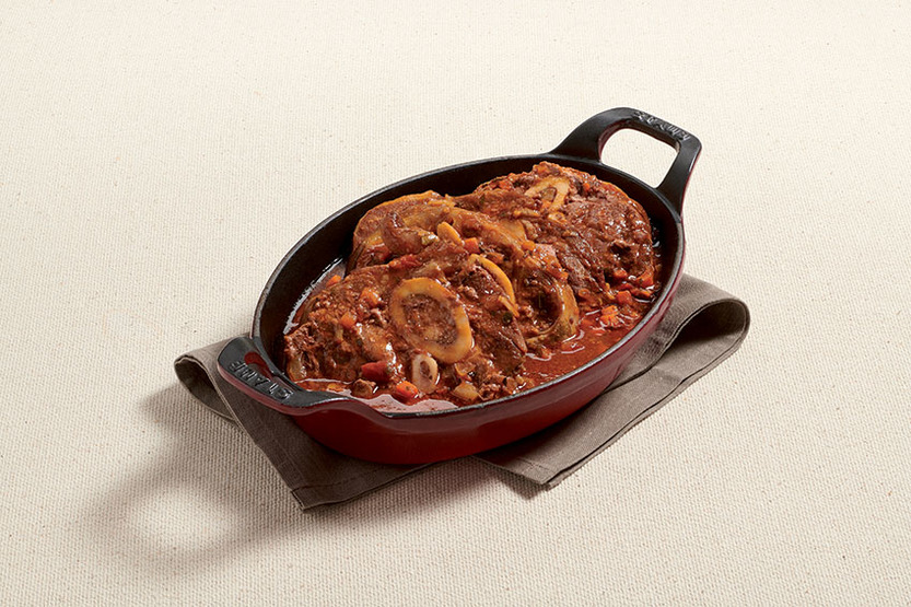 Osso buco de veau à la milanaise