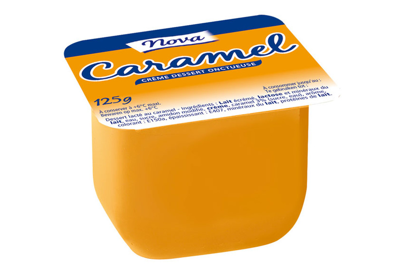 Crème onctueuse goût caramel