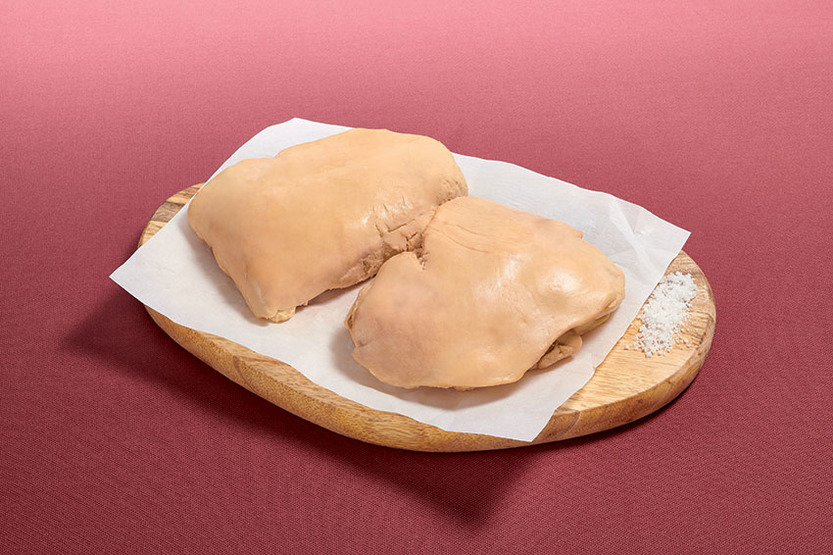 Foie gras de canard cru déveiné