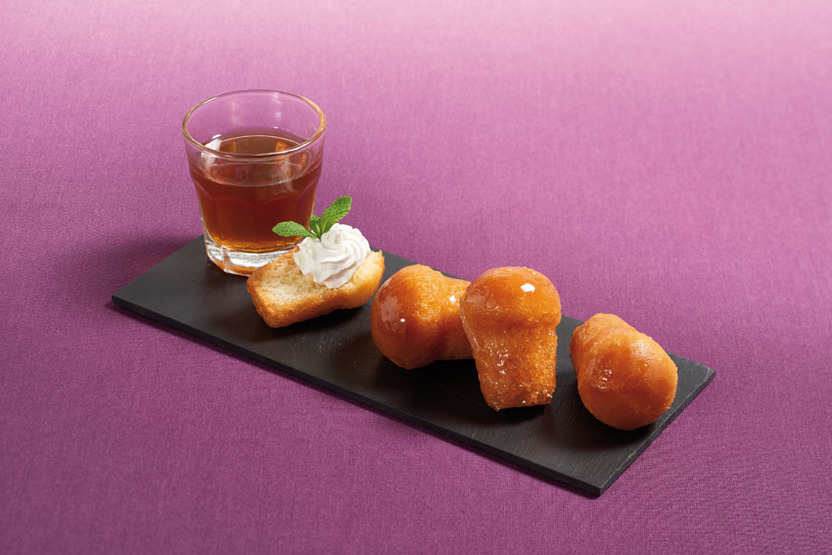 Mini-baba au rhum