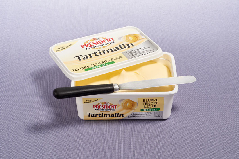 Half gezouten, zachte, light boter Tartimalin