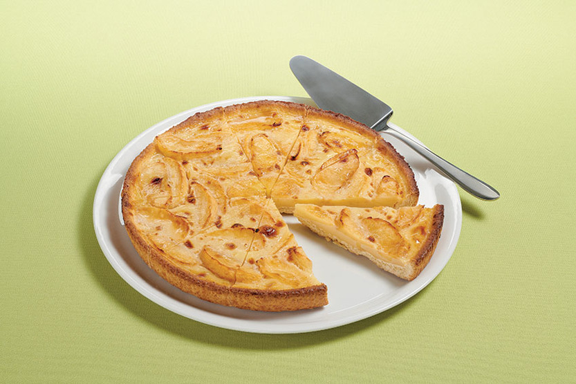 Tarte aux pommes à la normande