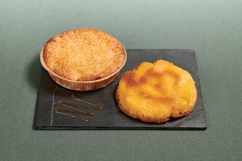 Moelleux met gekarameliseerde ananas