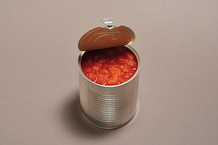 Tomate pelée concassée en cubes au jus
