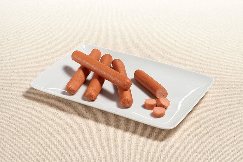 Saucisse de volaille cuite fumée